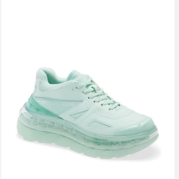 SHOES 53045 Bump'Air Platform Sneaker (Unisex) mint size 7 US/37 EU - Picture 1 of 5